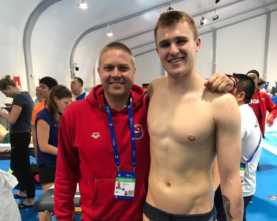 Hrvatski rekord Antona Lončara na 100m leđno