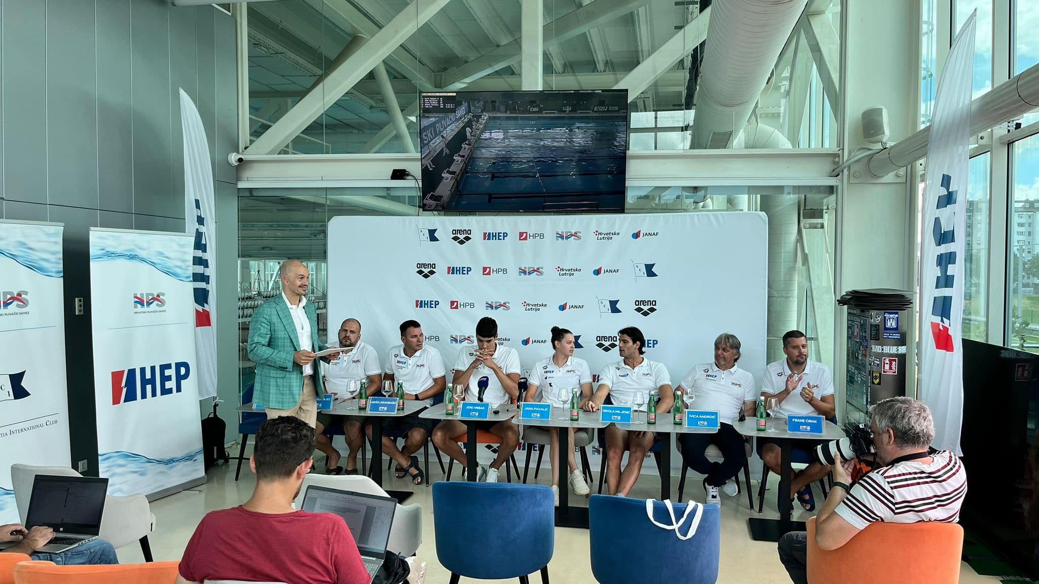Konferencija za medije povodom odlaska plivačkih reprezentativaca na velika natjecanja