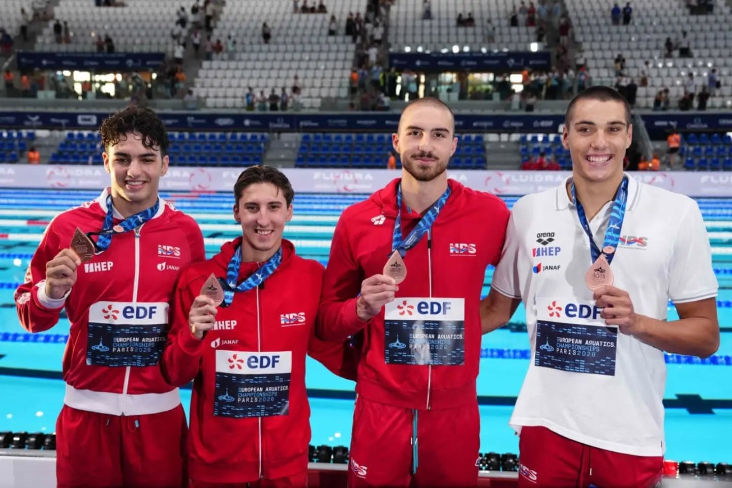 Hrvatska štafeta osvojila broncu na Europskom prvenstvu u Parizu!